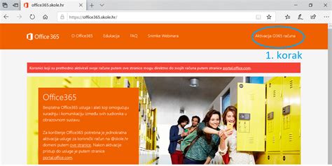 Aktivacija O365 računa i pristup aplikaciji MS Teams .